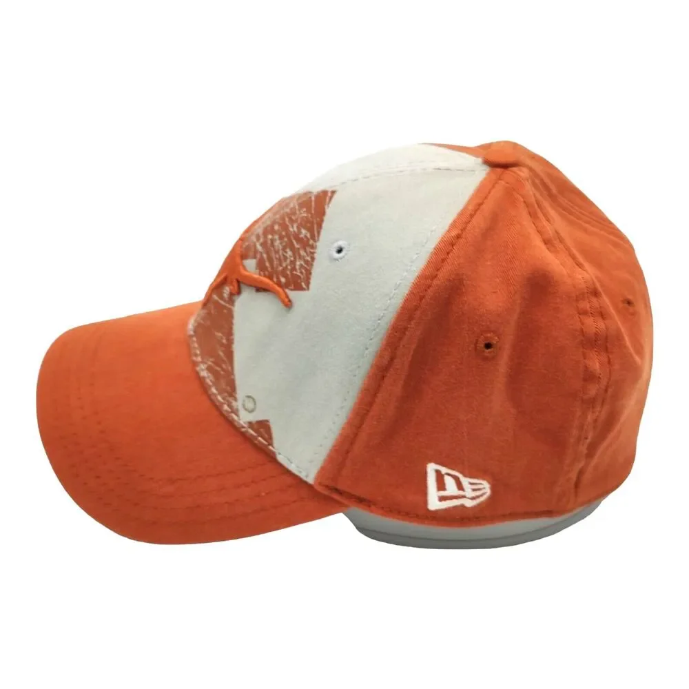 New Era Texas Longhorns Fitted Size Med - Large Cap Hat Big T Embroidered Logo
